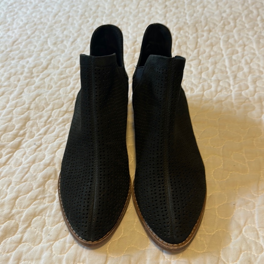 Vince Camuto black booties